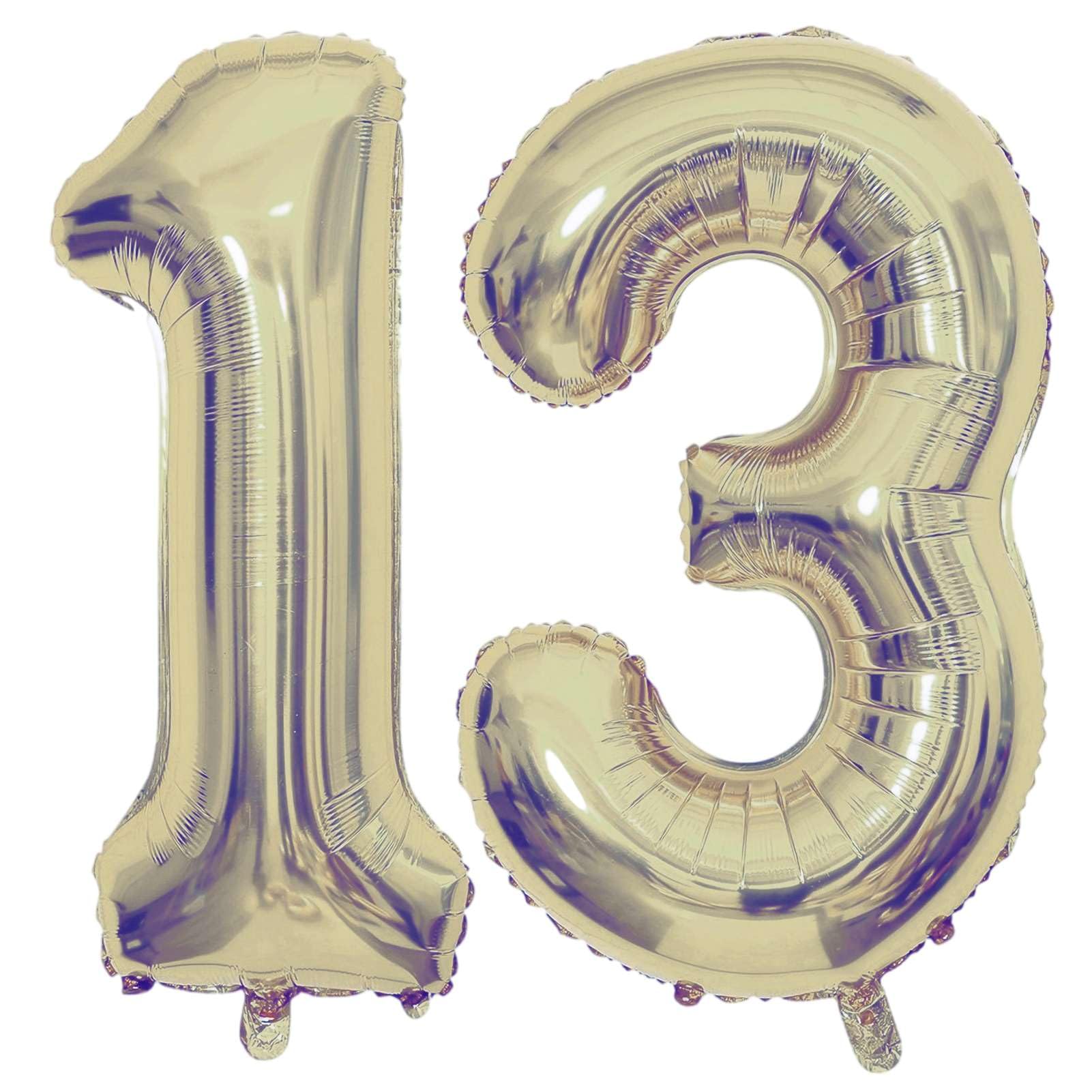 Champagne Gold Number Balloons - 40 Inch -7 Champagne Gold Number Balloons - 40 Inch -7