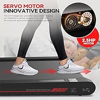 Vista 5 de Sperax Walking Treadmill Pad with APP, 3 in 1 Under Desk Treadmill, 400W Low Noise Walking Vibration Pad with Remote Control,Portable Treadmills for