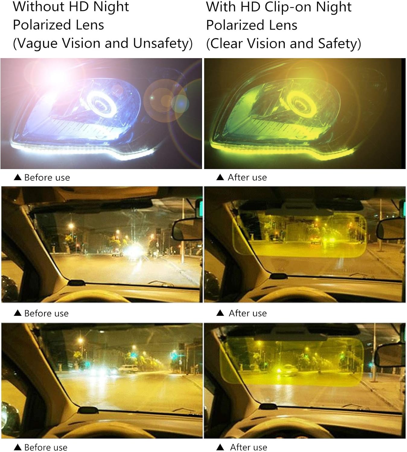 Polarized Clip-on Flip Up Metal Clip Rimless Sunglasses for Prescription Glasses - Image 5