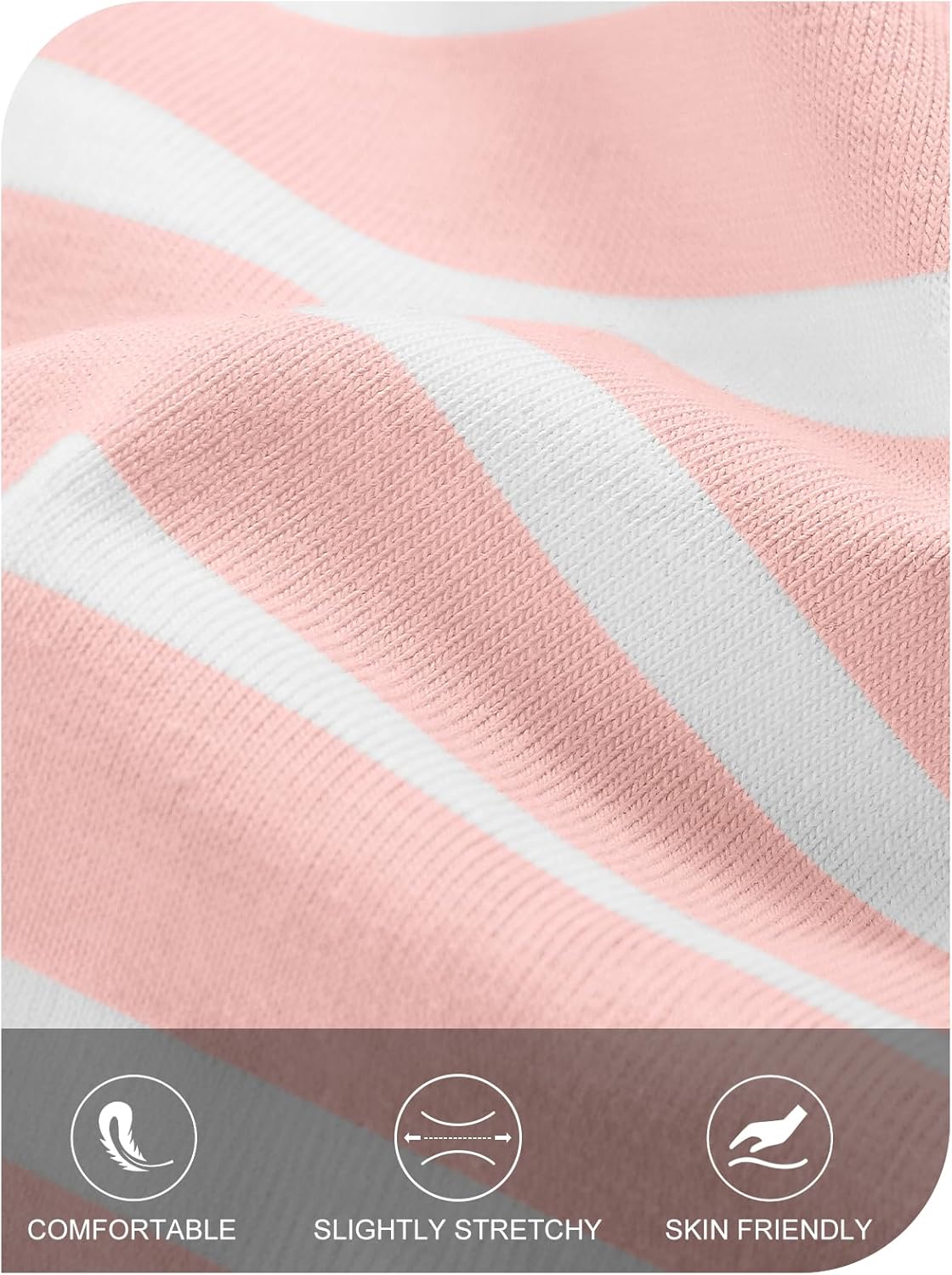 MEROKEETY Women's Puff Long Sleeve Striped Tops Crew Neck 2025 Fall Casual Knit Basic Tee Shirts - Image 6