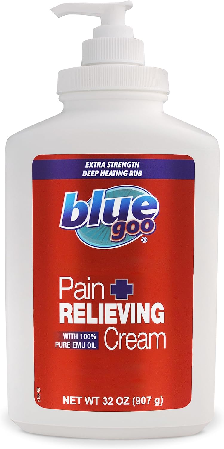 Blue Goo Pain Relieving Cream for Back/Neck Pain, Sports