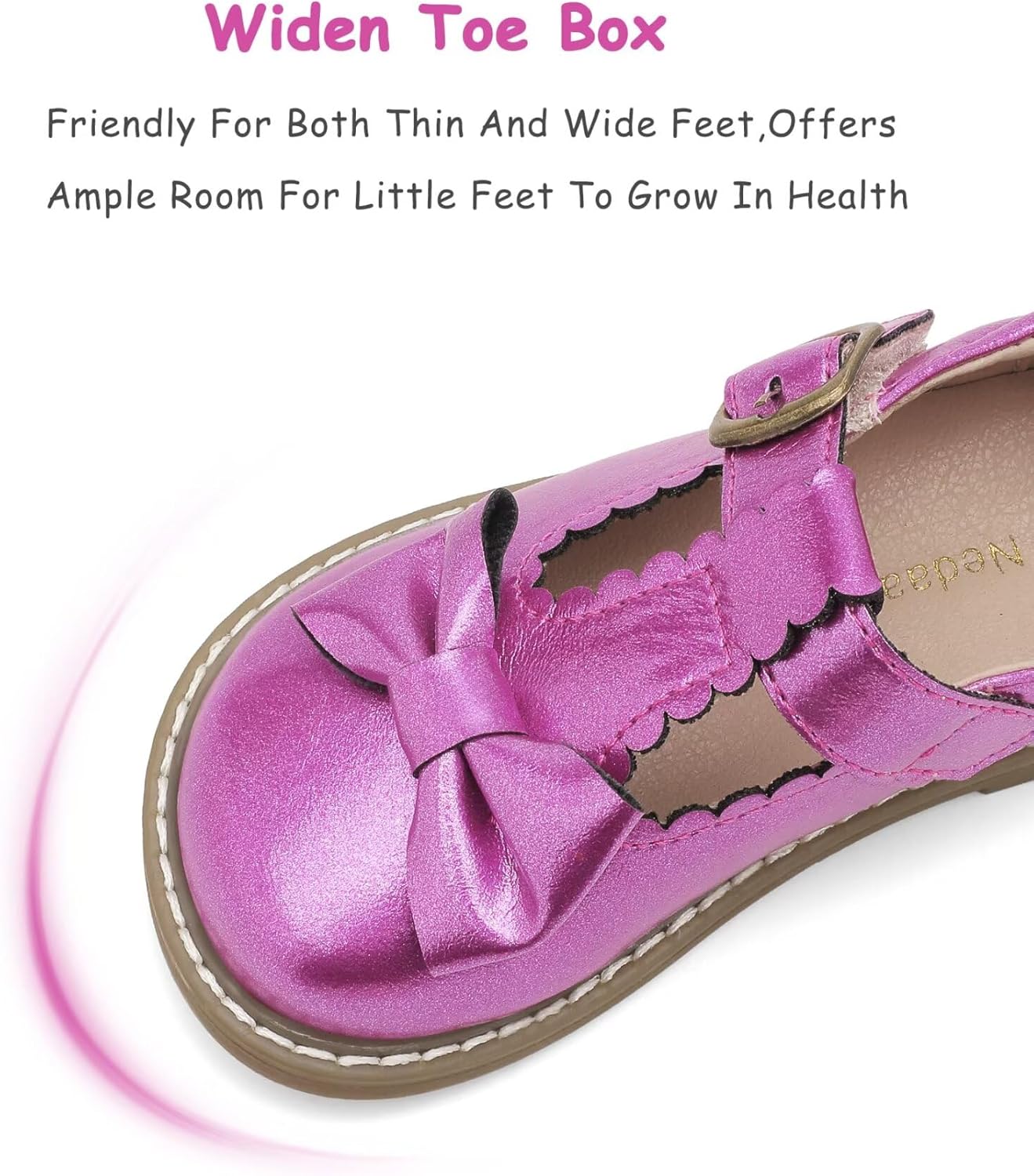 Toddler Girl Mary Jane Dress Shoes-Little Girls School Uniform Shoes - Image 2