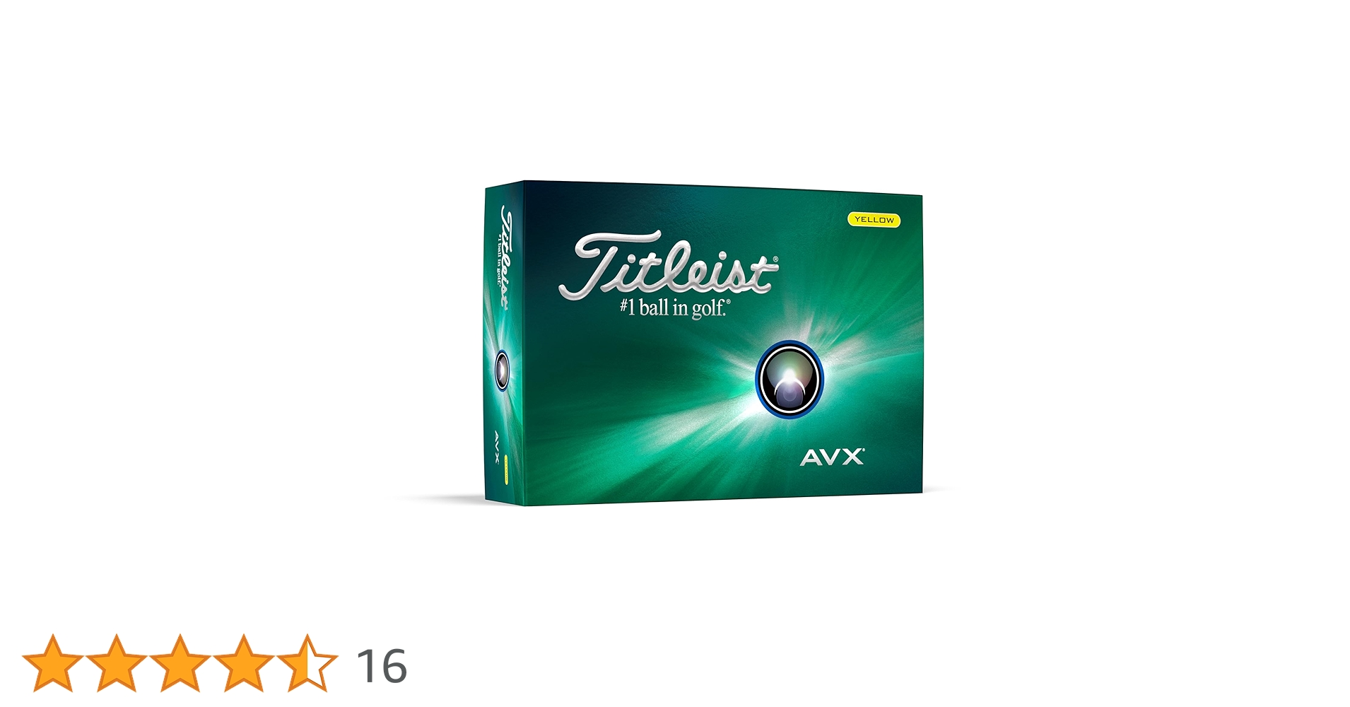 Amazon.co.jp: TITLEIST(タイトリスト) ゴルフボール 24 AVX YELLOW DZ