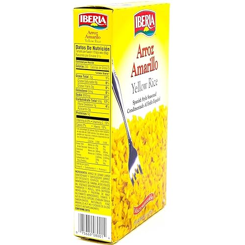 Miniatura 8 de Iberia Arroz amarillo de 6.25 libras. Arroz sazonado estilo español a granel