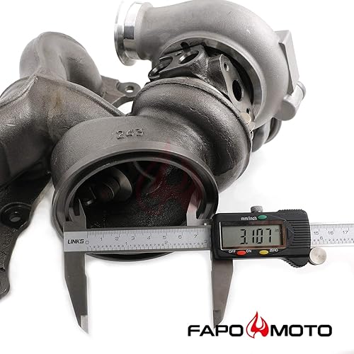 Miniatura 8 de FAPO MOTO 900HP Twin Turbos TD04 19T compatible con BMW N54 335xi 335i 335is E90 E92 E93 2007-2010 3.0L Upgrade Billet