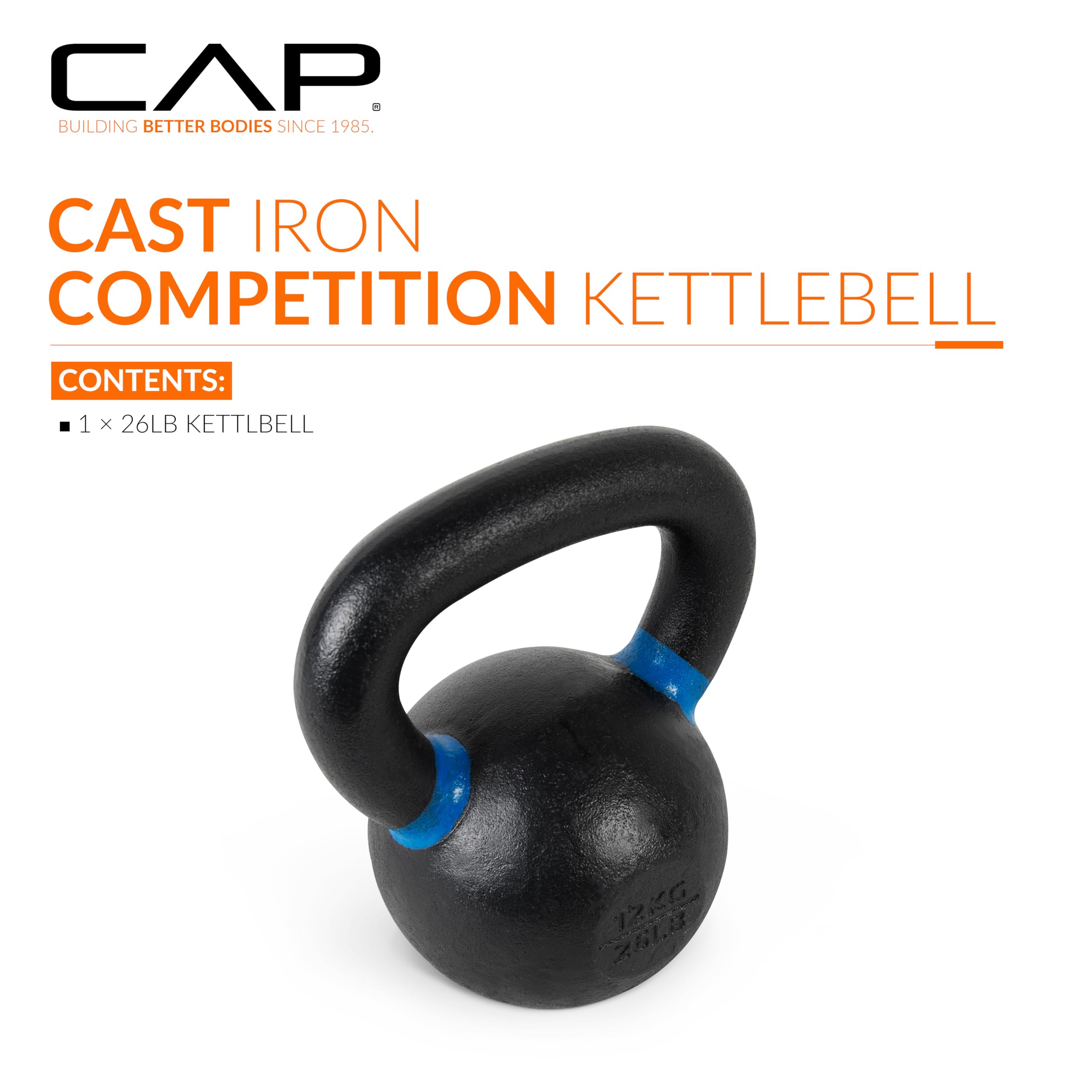 Cap Barbell Cast Iron Concorrenza Peso Kettlebell