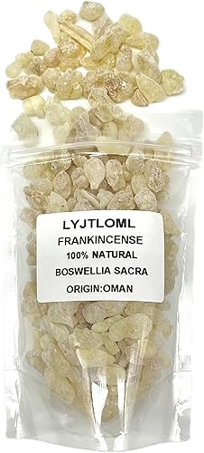 Miniatura 2 de -Resina de incienso, incienso Boswellia Sacra, incienso Hojari de Omán (3.5 onzas, amarillo blanco)