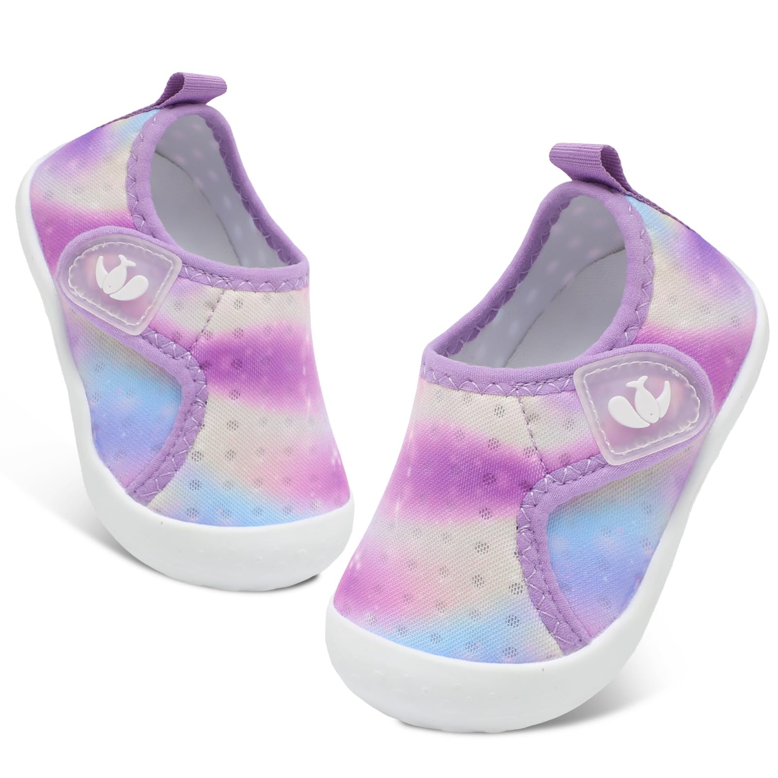 FEETCITY Wide Baby Water Shoes Boys Girls Barefoot Shoes Quick-Dry Kids Aqua Socks for Beach Swim Pool