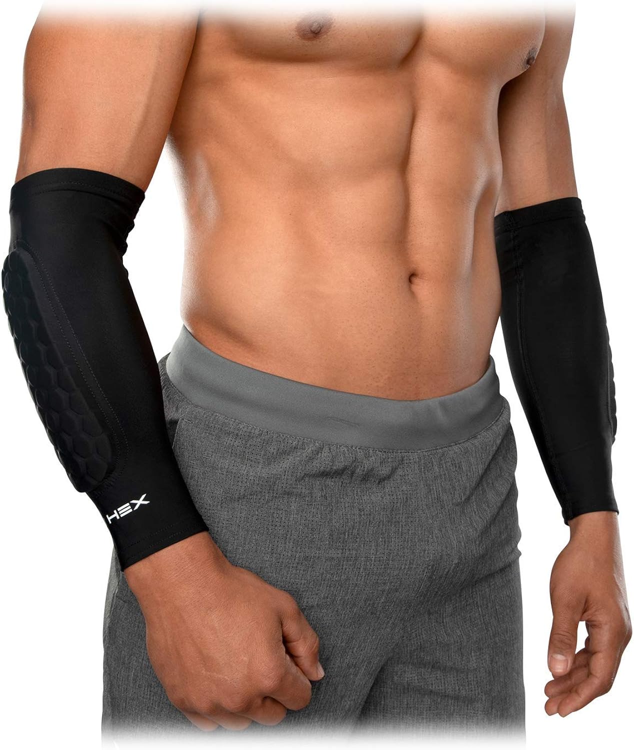 Flash Deals - 40% OFF McDavid Hex Padded Forearm Compression Sleeve for Football & Contact Sports, Moisture Wicking to Keep You Dry & Cool, Includes 2 Sleeves Product Deal McDavid Hex Padded Forearm Compression Sleeve for Football & Contact Sports, Moisture Wicking to Keep You Dry & Cool, Includes 2 Sleeves