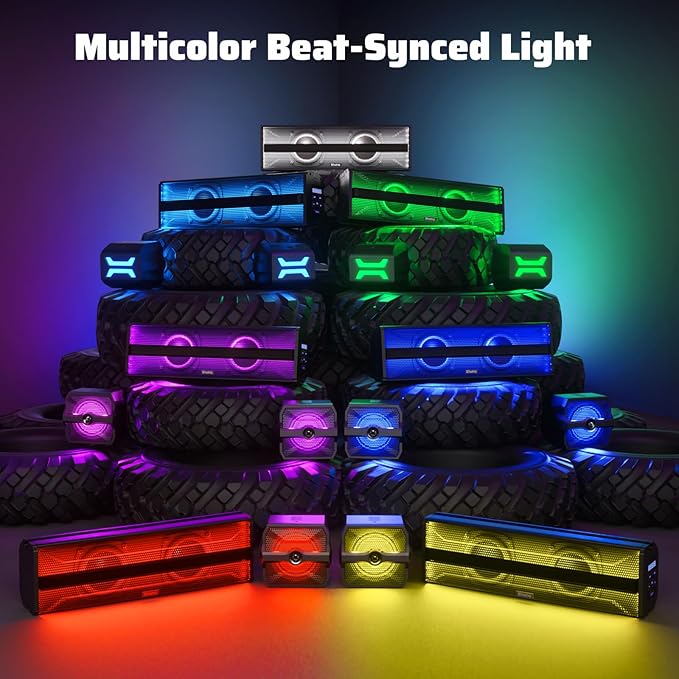 Barra de Sonido Ehaho 2.1CH con Subwoofer para UTV/ATV, Bluetooth, IP65 miniatura 3