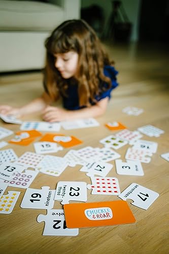 Miniatura 3 de Chuckle & Roar - Rompecabezas de conteo a juego - Rompecabezas atractivos y educativos para niños - Piezas más grandes diseñadas para manos
