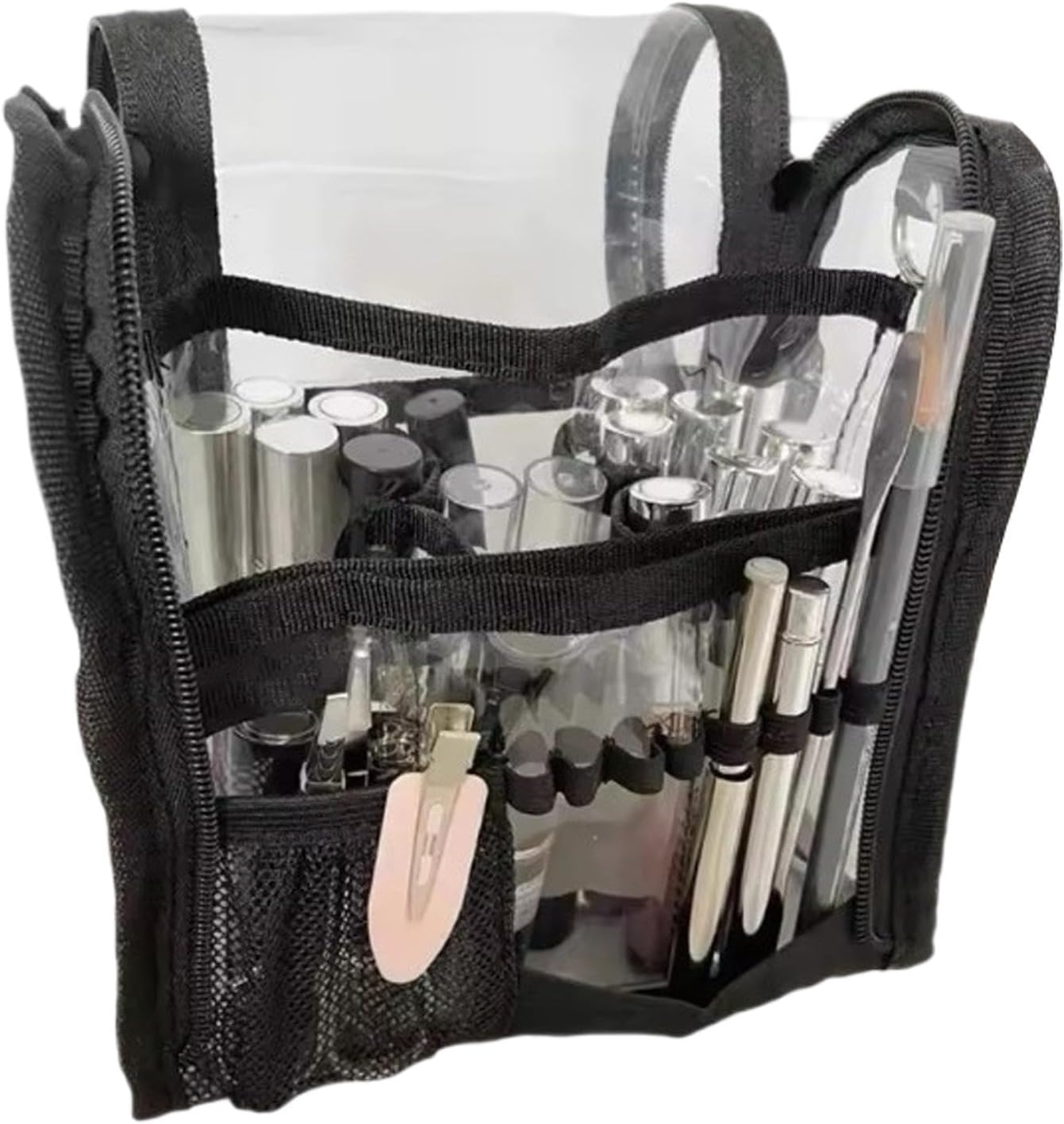 Elite | Makeup Bag | Transparent Waterproof Modern Organizer,Travel Makeup Bag Toiletry Case,for Women Travelers Boyfriend Girlfriend Lotion Liquid Foundation 2026