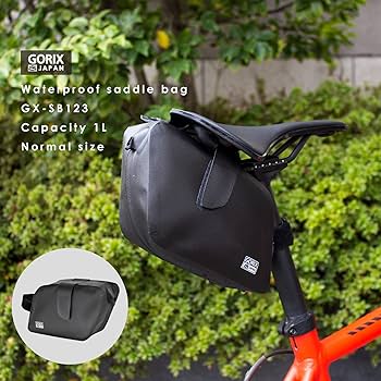 Amazon | GORIX(ゴリックス) サドルバッグ 防水 自転車 ロードバイク Amazon | GORIX(ゴリックス) サドルバッグ 防水 自転車 ロードバイク