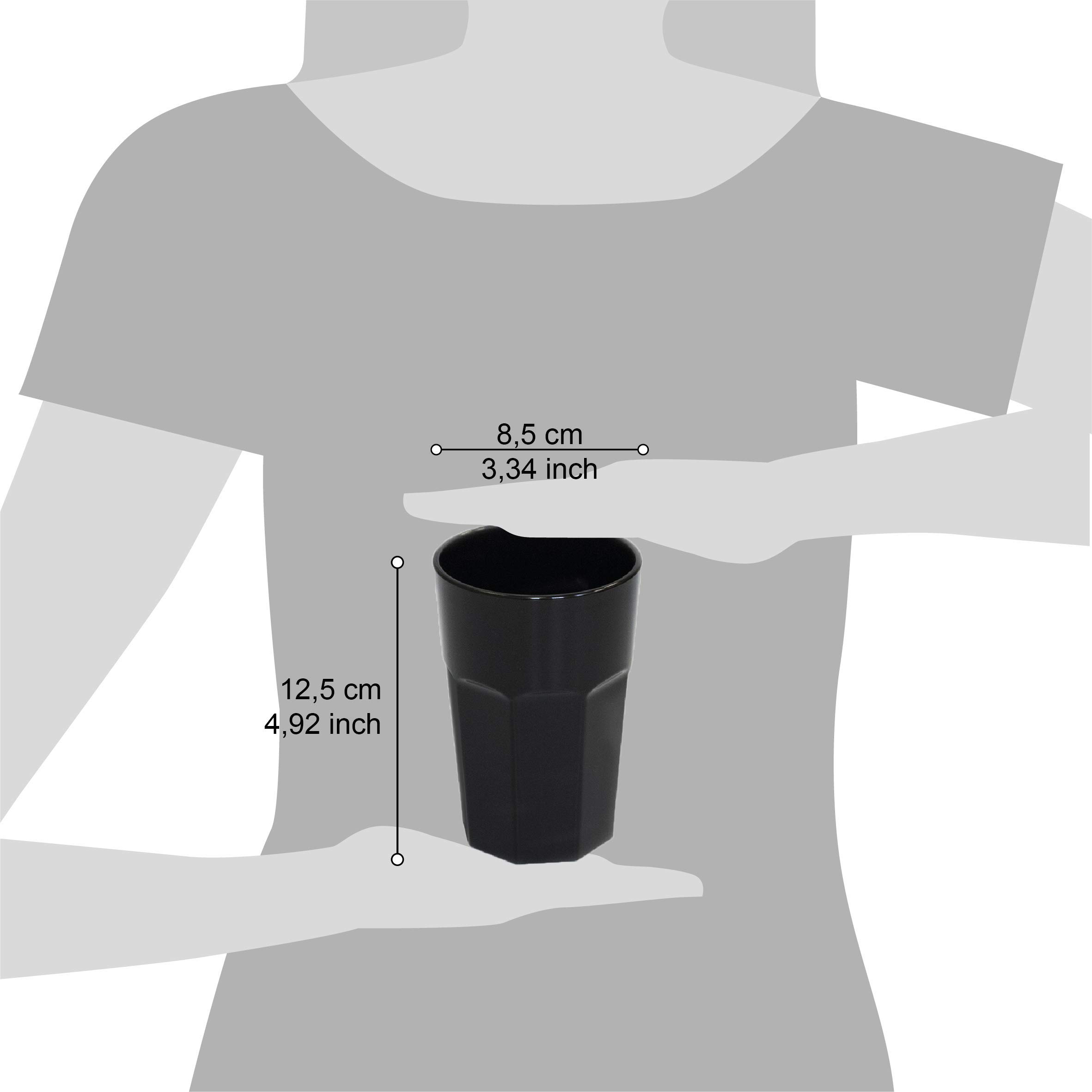 Set 6 Bicchieri Acqua Omada Design Da 30cl | Impilabili, Infrangibili | Made In Italy