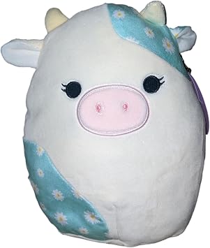 Squishmallows 8 Belana The Cow with Flowers SQER00027