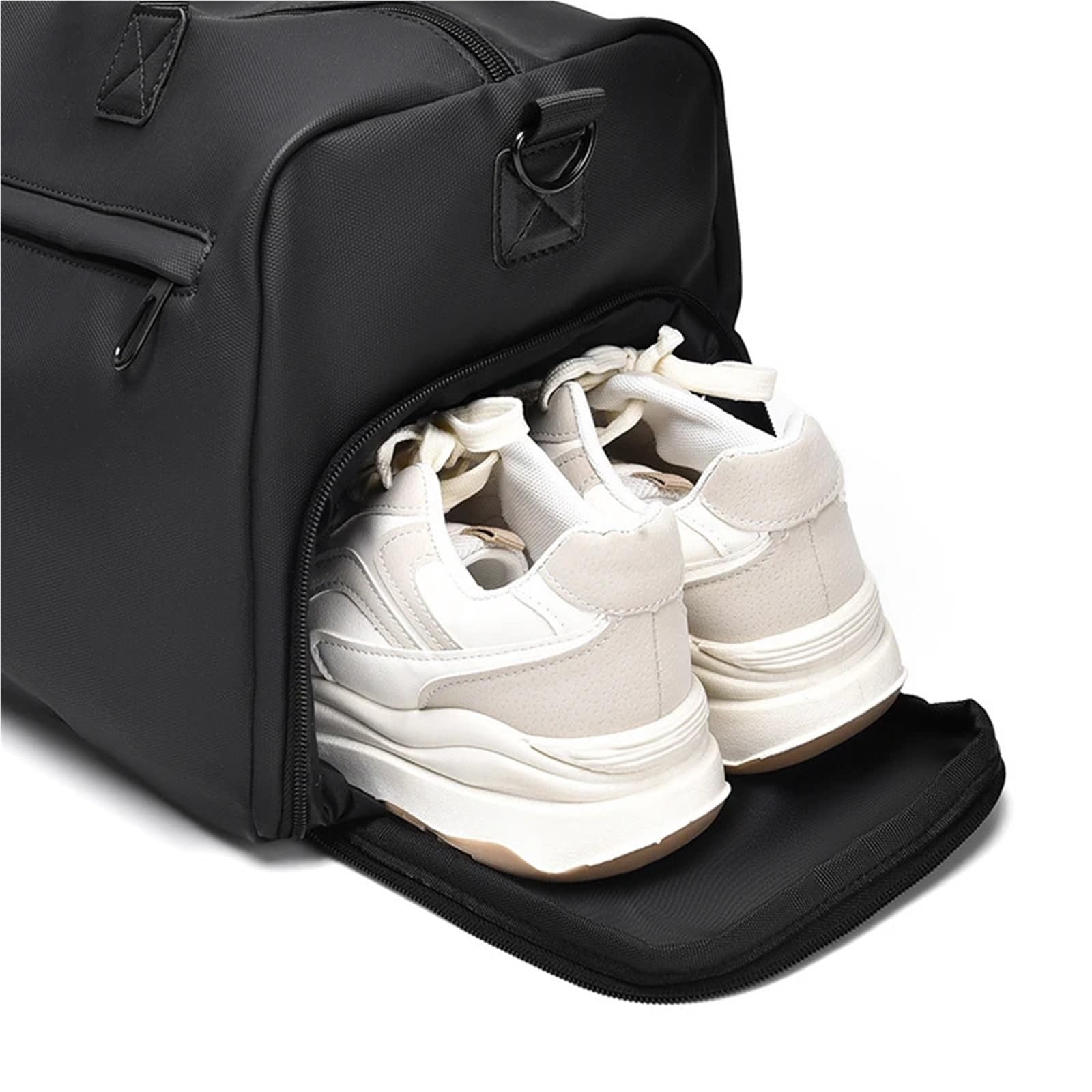 borsone palestra uomo Borsa a tracolla nera con regolabile | Borsa da viaggio for borsa fitness con tasche con cerniera, ideale for sport e gite casual(Khaki)