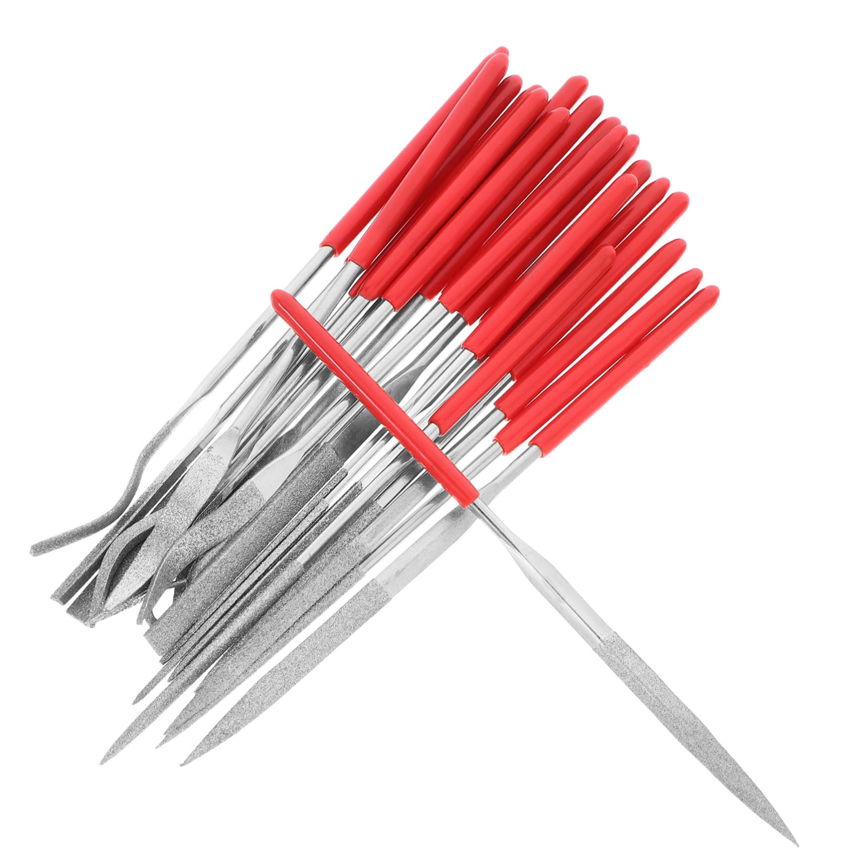 Jeu de fichiers à aiguilles de 20 pièces pour travaux manuels sur bois et verre