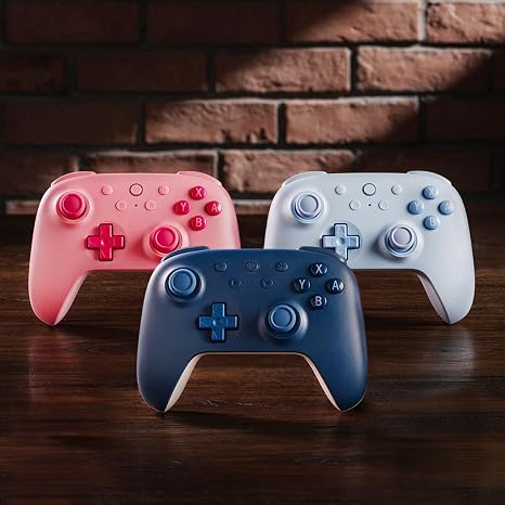 8Bitdo Ultimate 2C Bluetooth Controller for Switch 2, Switch, Switch Controller with 6-Axis Motion Control, Rumble Vibration, Refined D-Pad and Bumpers, Hall Effect Joysticks - Pink