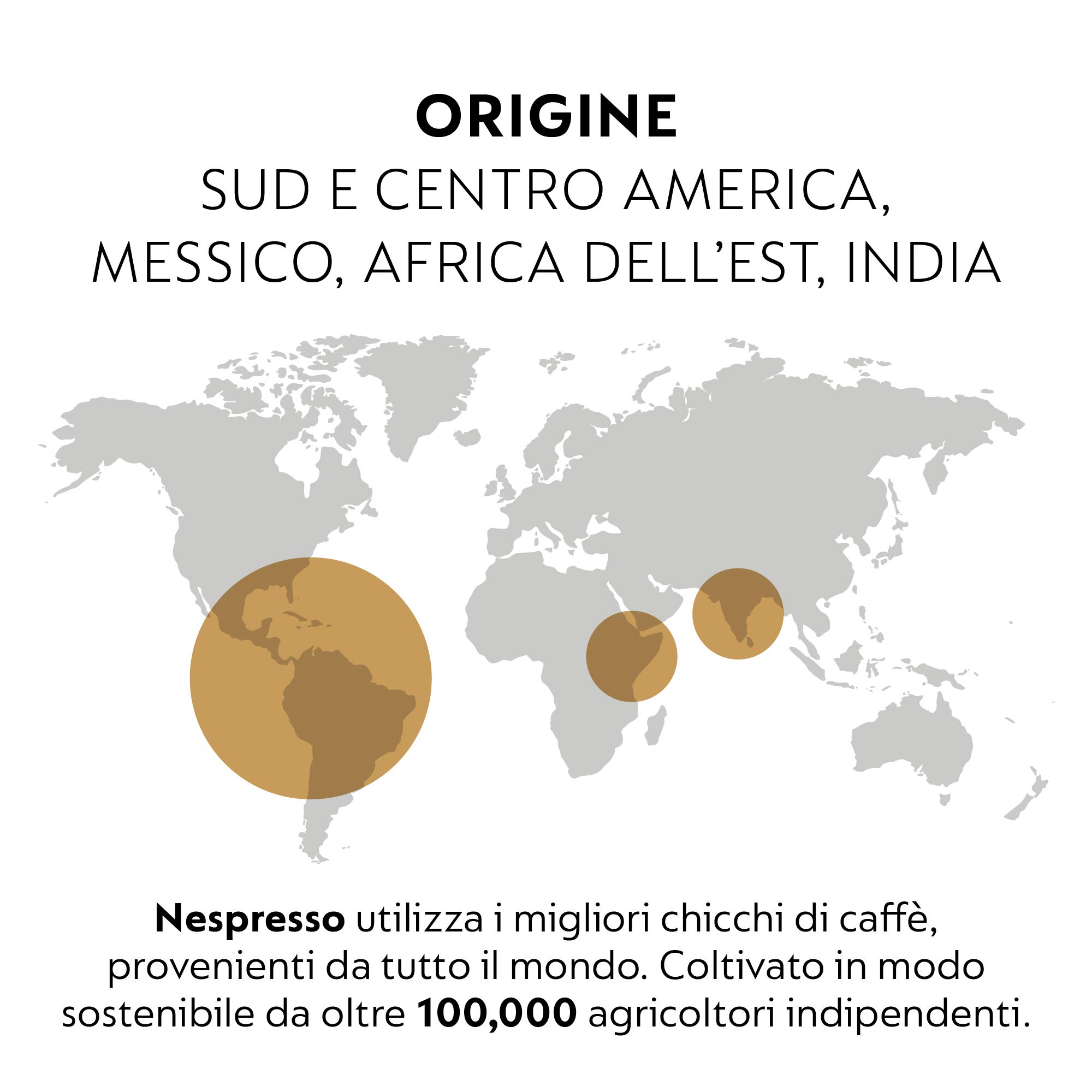 CAPSULE NESPRESSO ORIGINALI - Selezione Espresso&Lungo, 100 Capsule Nespresso Caffè, Intensità da 4 a 10 (su 13), Linea Original, Capsule Riciclabili Nespresso
