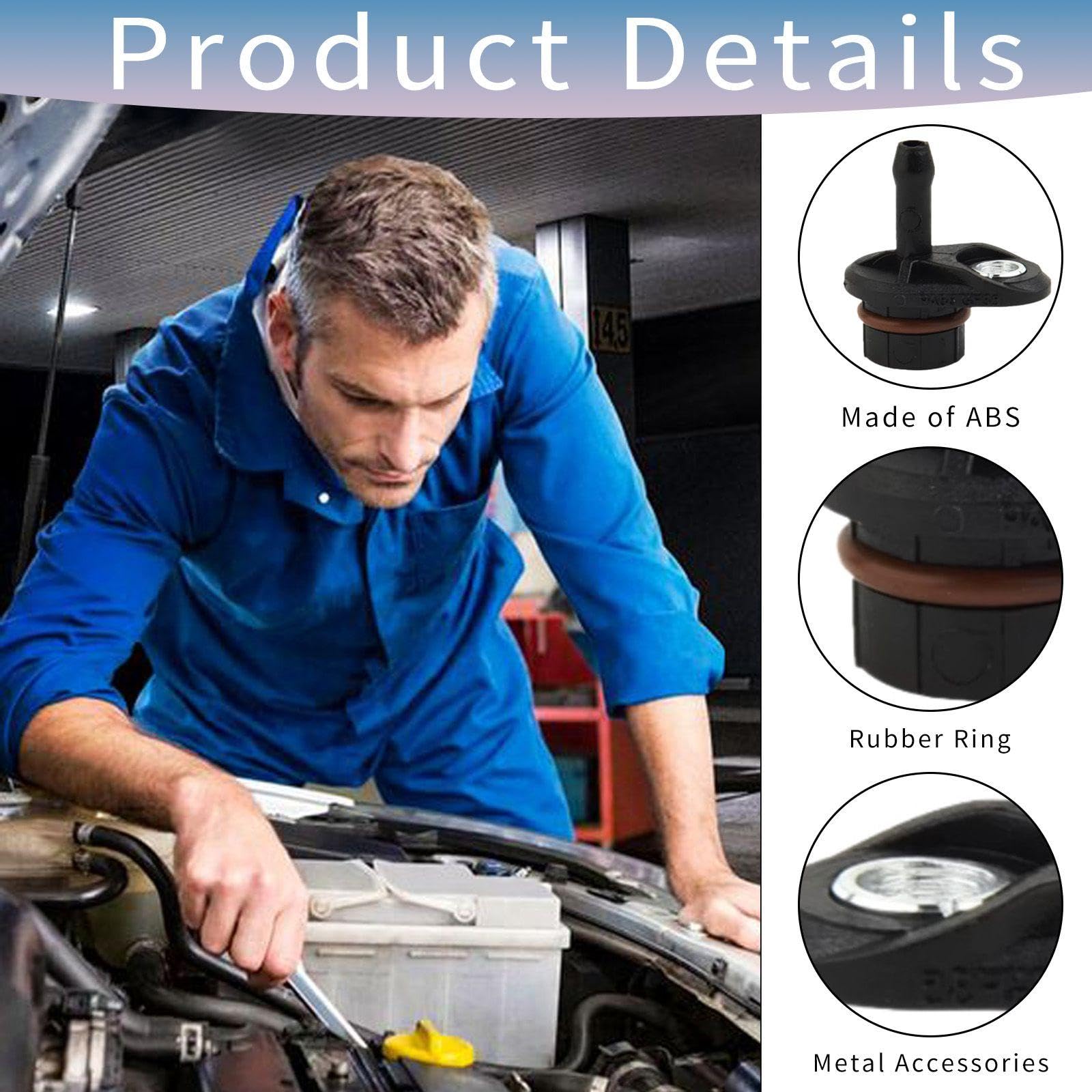 Válvula De Bomba De Refuerzo De 2 Piezas, Válvula De Bomba De Freno para Vehículos De Motor, Accesorios para Frenos De Vehículos, Piezas para Sistemas De Frenos, Válvula De Control De Seguridad.