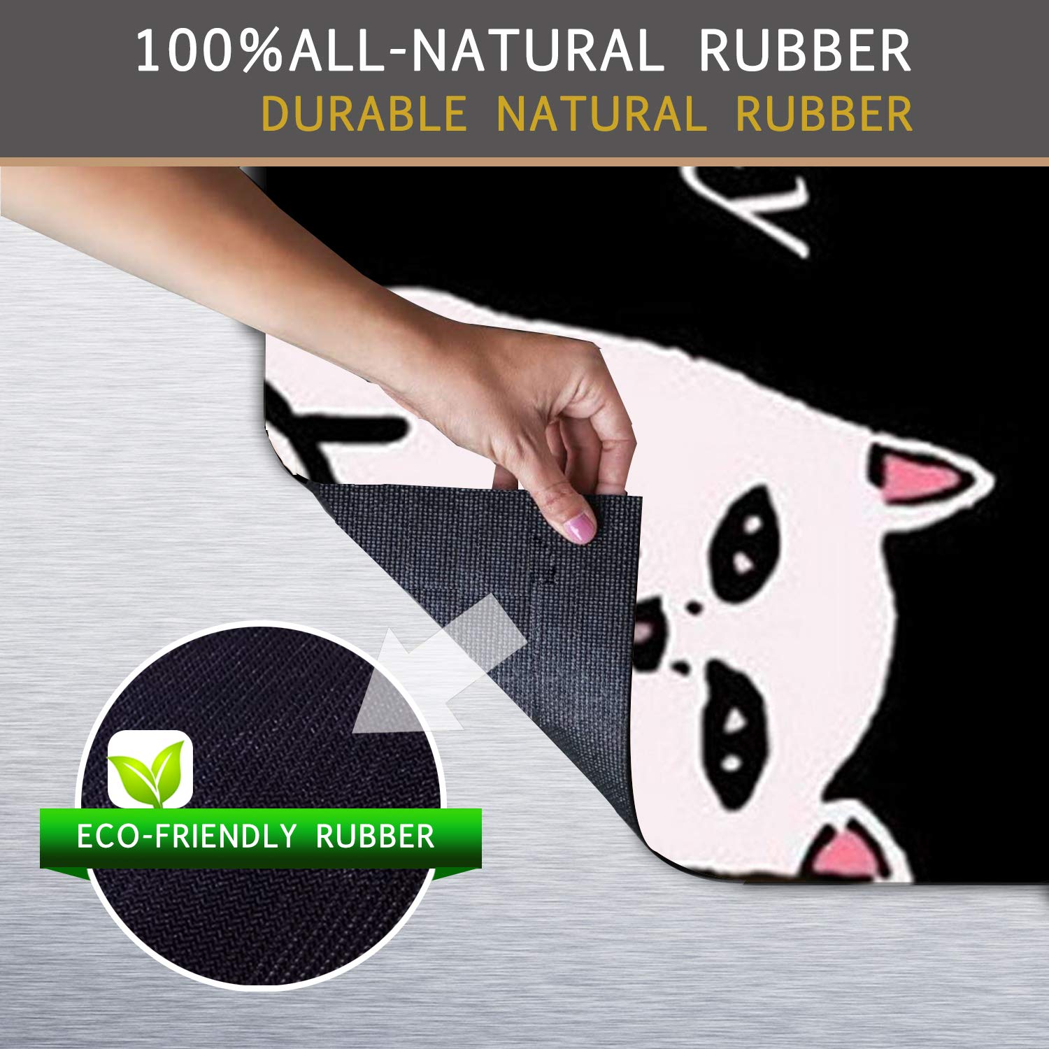 Buy White Cat Go Away Entrance Doormat Mat Rug Cover House Doormat
