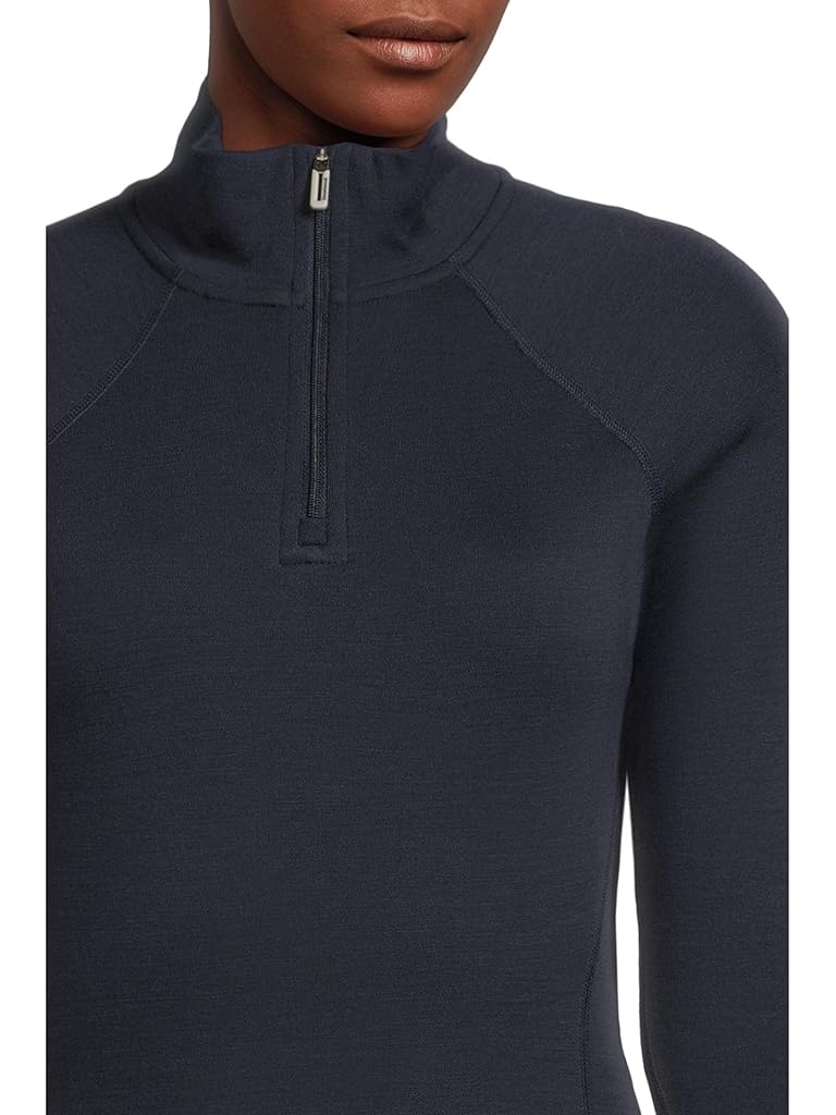 Navy Smartwool Classic Thermal Merino Base Layer 1/4 Zip