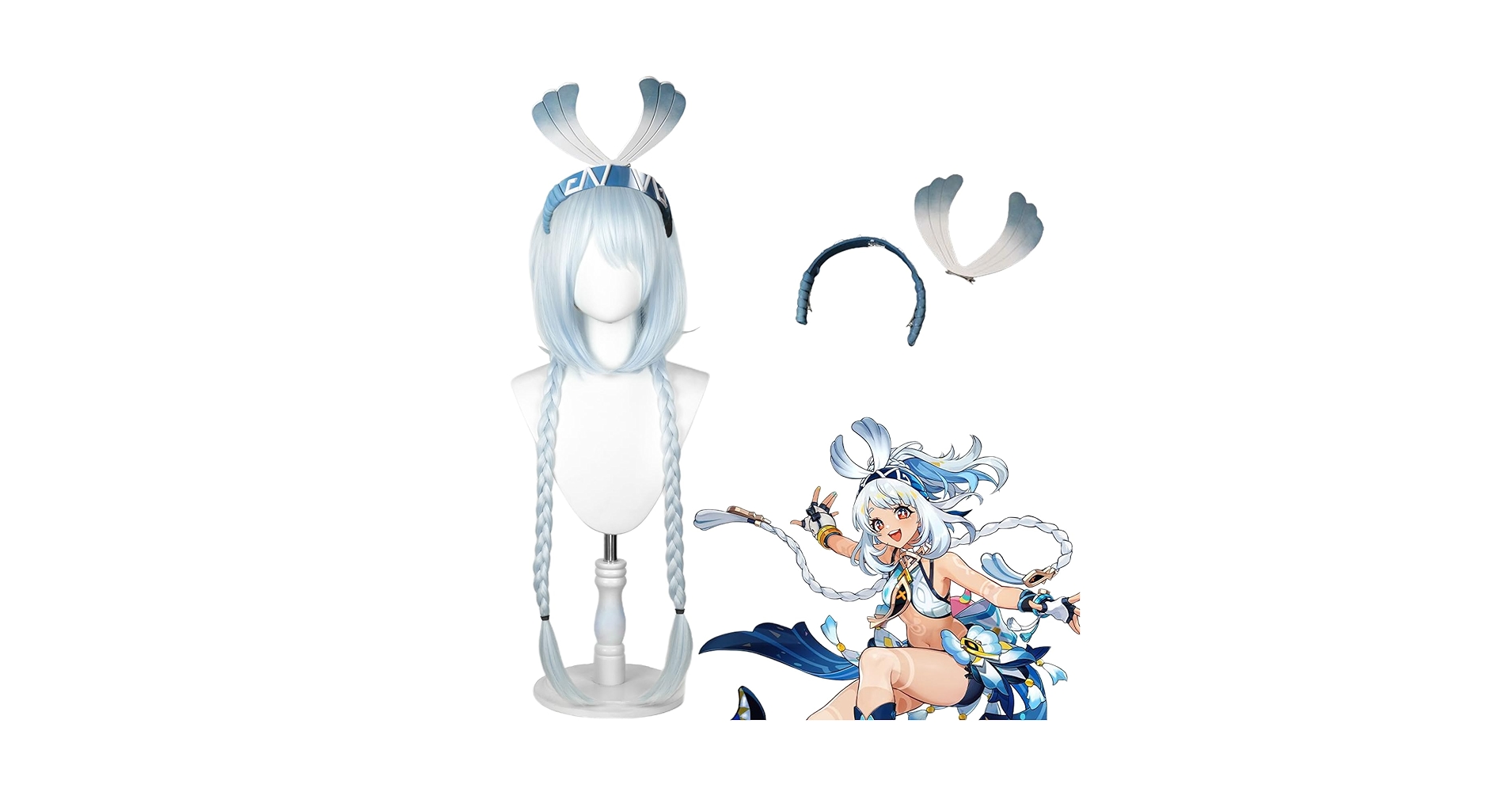 ムアラニ　ウィッグ Amazon.co.jp: Plazhen 原神 ムアラニ コスプレ ウィッグ 髪飾り