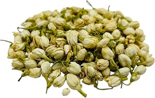 Capullos Enteros de Jazmín Secos Premium 25g-1,95kg | 100% Puros, Sin Aditivos ni Colorantes Artificiales | Hierba Aromática | Jasminum officinale (1950 gramos)