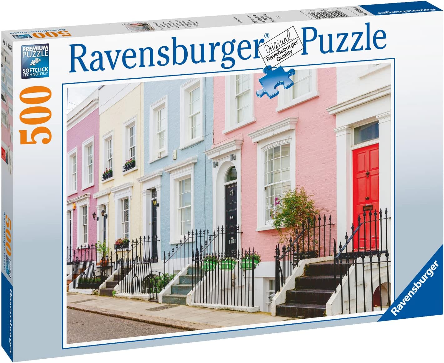 Ravensburger Puzzle: Colourful Town Houses in London - 500 Piece Puzzle for Adults & Children from 14 Years - City Motif