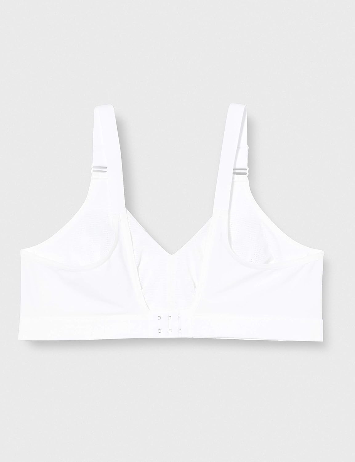 Triumph Triaction Wellness N Sports Bra - Non-Padded - Sports Bra for Women - for Low Impact Workouts - White, 38C