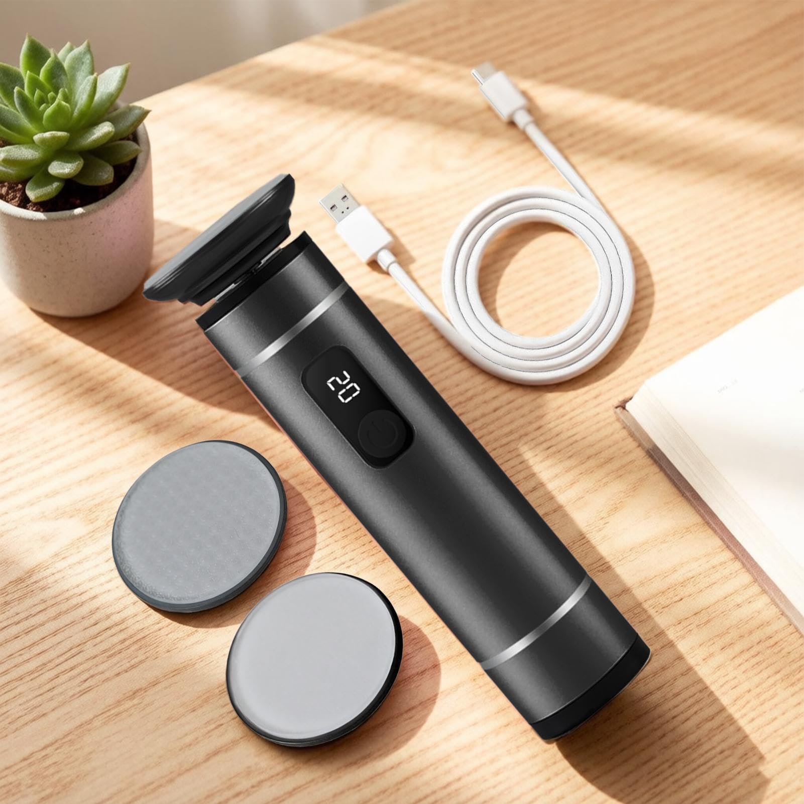 Râpe Électrique Pour Callosités Des Pieds Rechargeable Étanche Portable