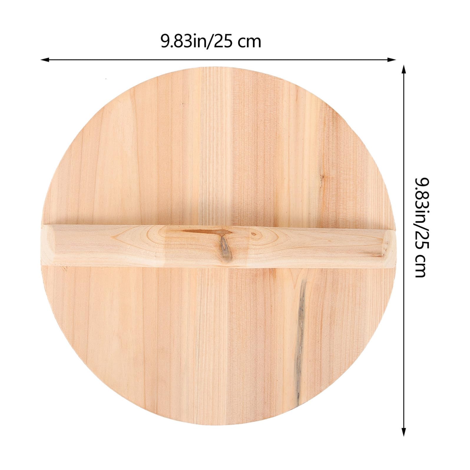 Alasum Coperchio in Legno per Pentola e Wok, Mantiene Sapore Naturale e Trattiene Vapore, Accessorio Cucina Leggero e Resistente per Uso Domestico e Professionale