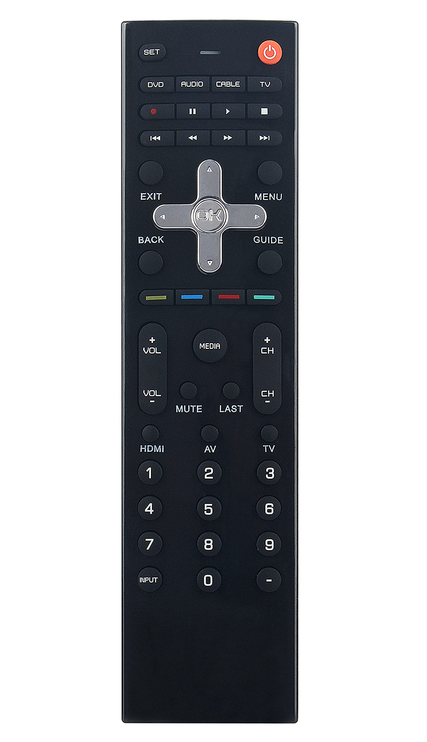 VUR12 Replaced Remote Control fit for Vizio TV M320NV M320NV-CA M320NVCA M370NV M420NV M420NV-CA M420NVCA M421NV 098003060100 RC269490001