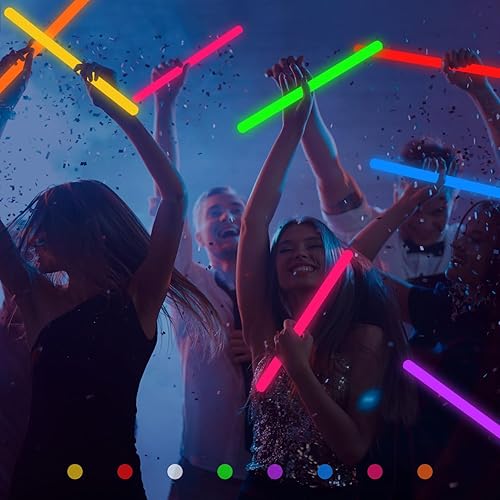 Miniatura 6 de Varillas incandescentes de grado industrial de 16 pulgadas a granel, 5 unidades de barras de luz gigantes brillantes que brillan en la oscuridad,