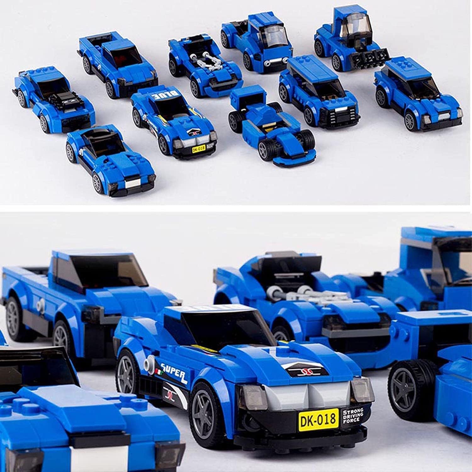 Elecart 10 in 1 Speed Champion Model Cars Building Toys | Model Car Kits Building Blocks, Sports Race Car Building Kits for Adults Kids 8+ | Bugaati Sports Car Building Blocks for Kids & Adults 2