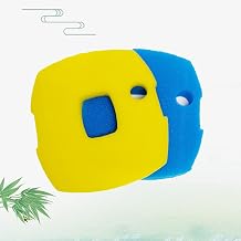 Delapan Coarse and Fine Pads,Blue and Yellow Sponge Pond Filter Pad Replacement for CUF-3800 CUF-5800 filter boxes, 2-Pack