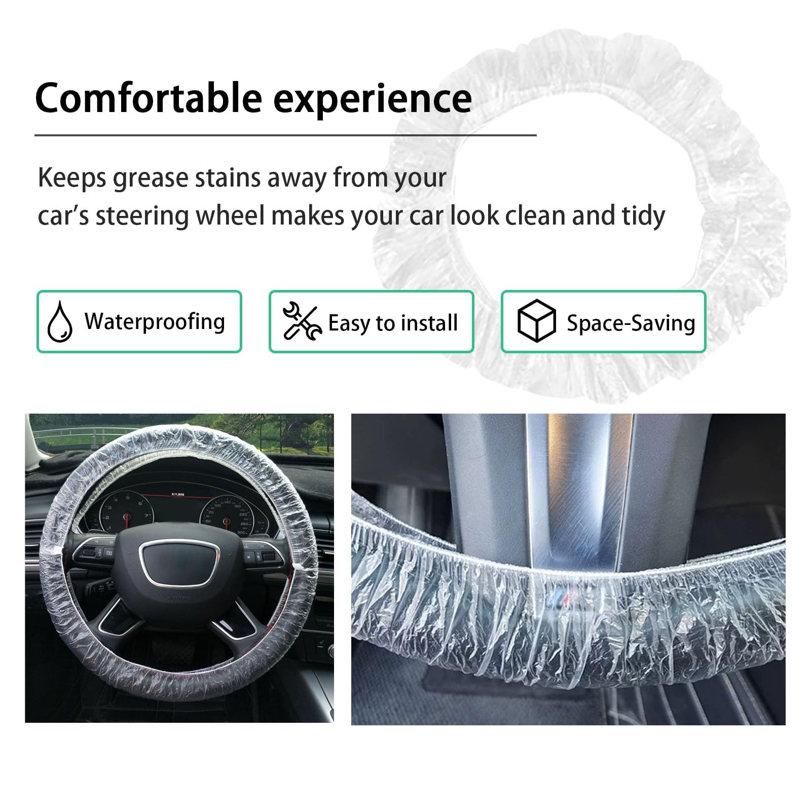 X Autohaux coprivolante monouso elastico universale per Auto