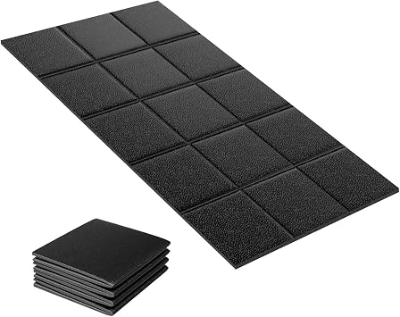 Stepwaver Foldable 200 100x0.6cm Treadmill Mat for Carpet Floor | 173x61/180x80CM High Density PVC Material, Under Treadmill on Carpet, Floor Protection for Bike, Elliptical, Treadmill