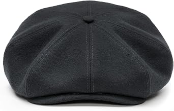 Sterkowski Peaky | 100% Wool Newsboy Cap for Men and Women | Warm Classic Elegant Paperboy Cap