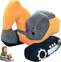 Children's Plush Digger - 26 x 23 cm Cute Digger Doll, Cartoon Digger Cushion Plush Toy, Plush Digger Toy Birthday Gift for Boys and Girls, Digger Lovers