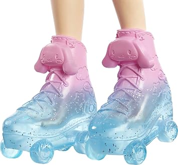 Sanrio Cinnamoroll & Cloudine Doll (~10-in / 25.4-cm) wearing Fashions and Accessories, Long Blue Hair and Trendy Outfit, Great Gift for Kids Ages 3Y+