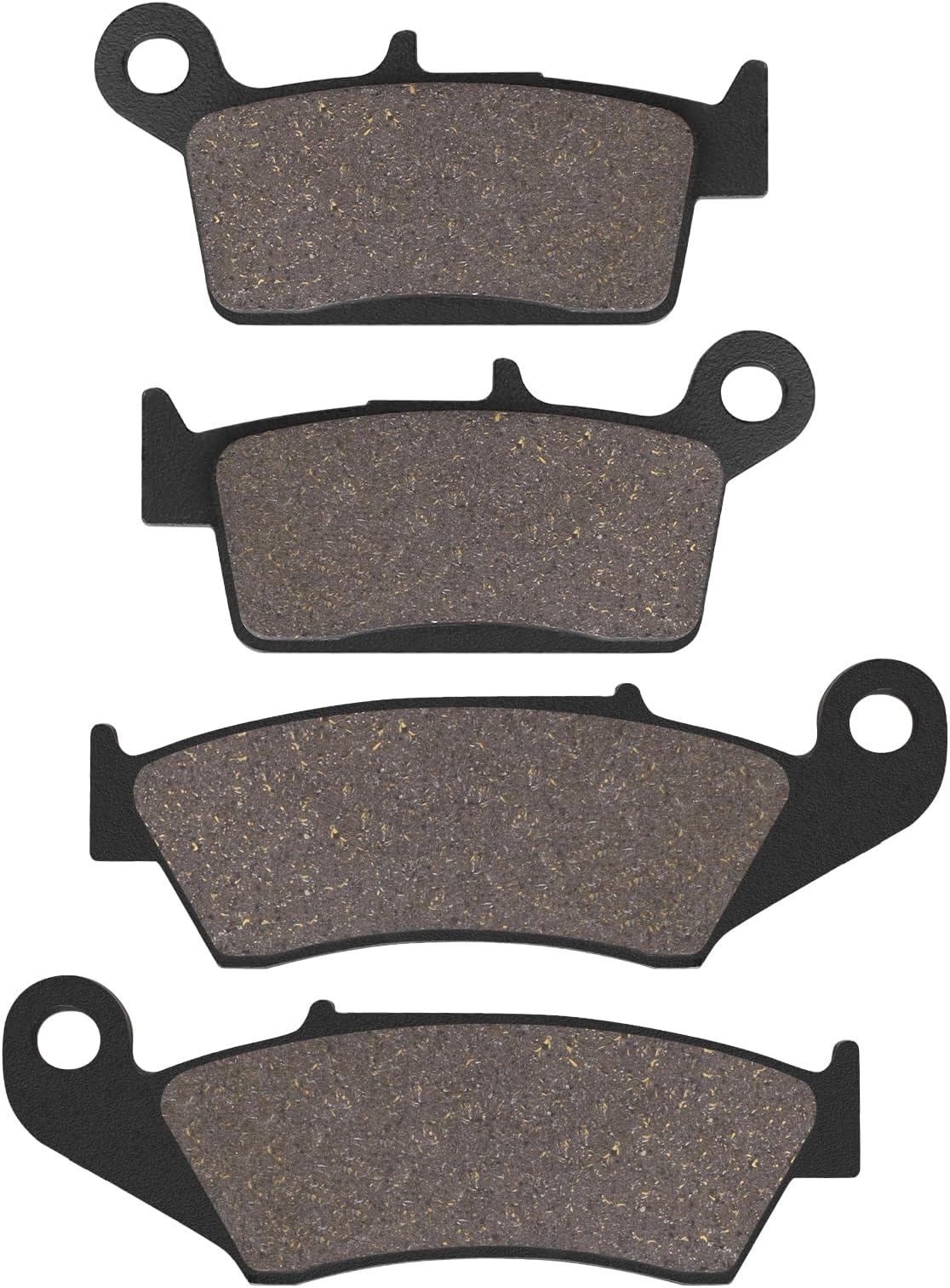 Cyleto Front and Rear Brake Pads for DRZ400 DR-Z 400 2000-2009 DR-Z400 DRZ400SM DR-Z 400SM 2005-2009 DR 125 2008-2012 RM125 1996-2012 RM 250 2009