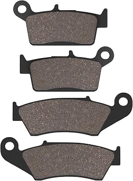 Brake Pads for Suzuki DRZ400 2000-2009 DRZ400SM 2005-2009/Honda XR650L CR125 CR250 XR250 XR650 XR400/Kawasaki KX125 KX250/Yamaha YZ125 YZ250 WR250 Front and Rear