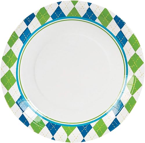 COOL Fun 13646860PapelPar de golf tee Platos llanos