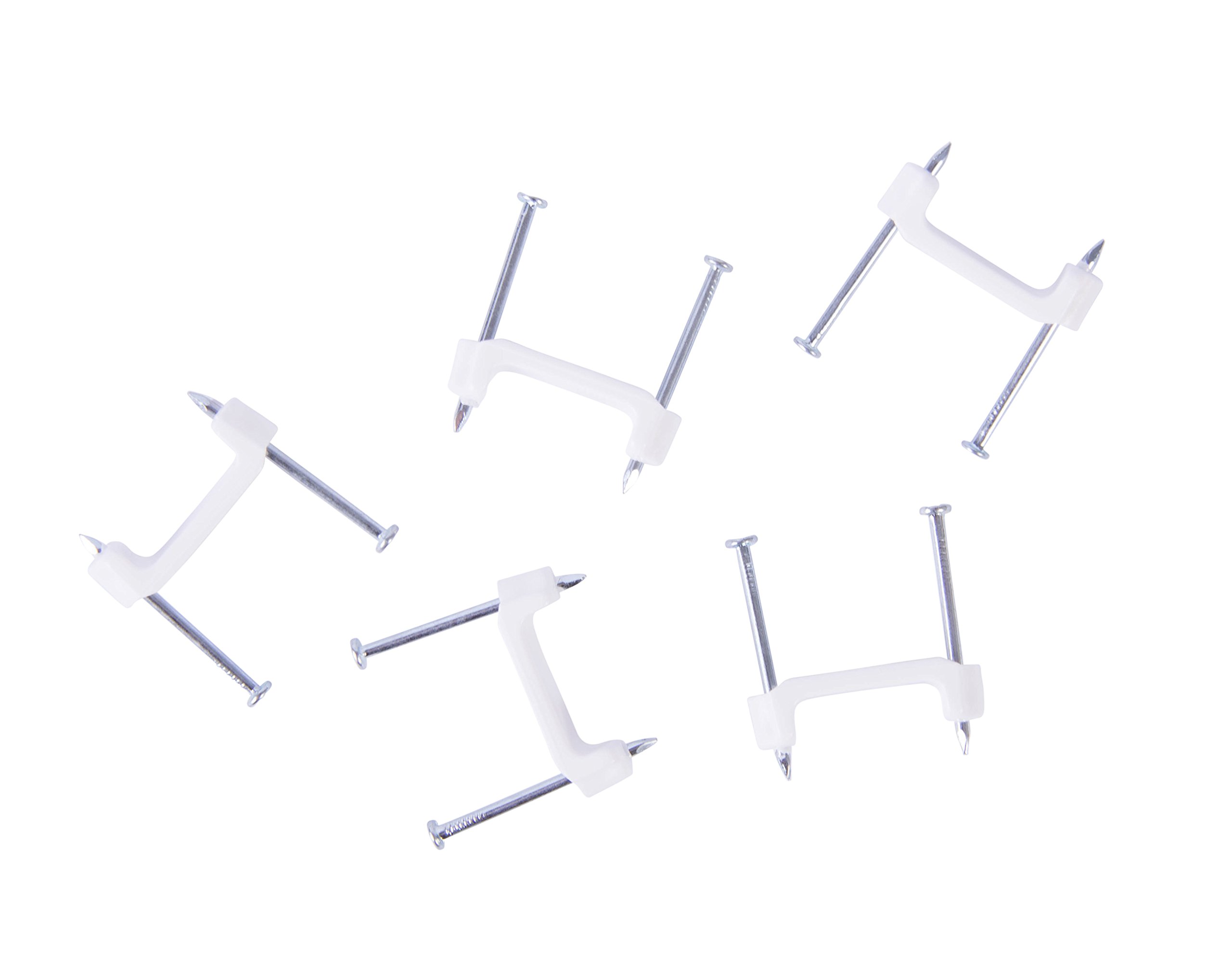 Gardner Bender PS-175BG Plastic Electrical Cable Staples, ¾ inch, Secures Romex, UF and NM, 175 pk, White — Amazon image 4
