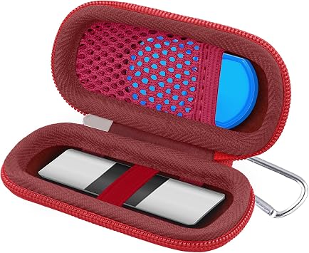 khanka Hard Case Replacement for AliveCor Kardia Mobile ECG/KardiaMobile 6L EKG Red2