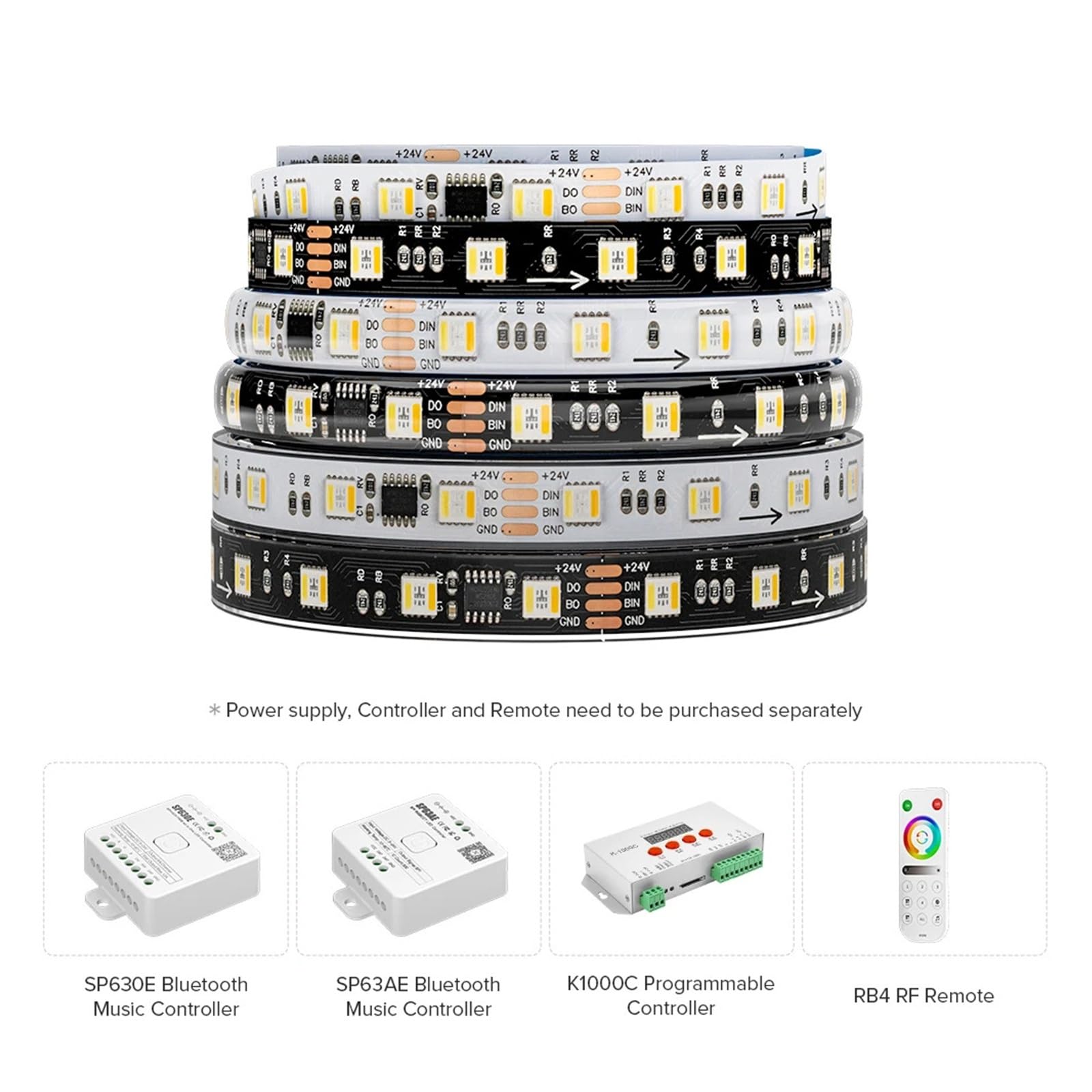 Tira de LED COB de 220V y 230V con interruptor de atenuación, enchufe UE, Reino Unido, 288LED, 3000K, 4000K, 6000K, luz lineal impermeable(DC12V,Black PCB,5m 60leds IP67)