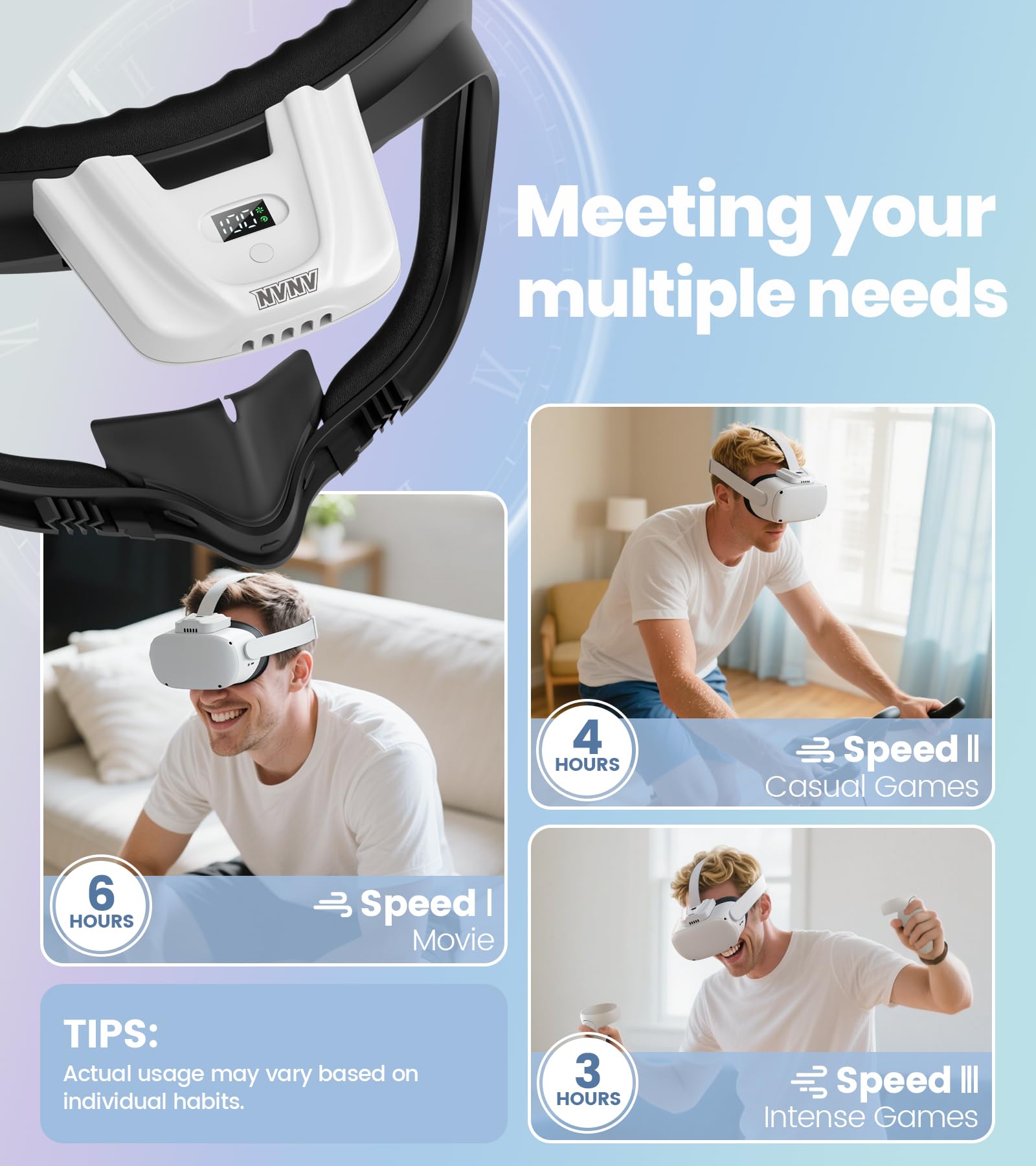 Amazon.co.jp: NVNV VRファン Oculus Quest 2用 曇り止め空気循環