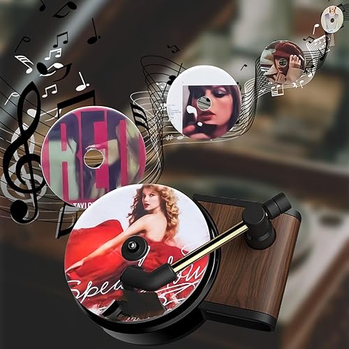 Miniatura 6 de Zihanrm 12 piezas Taylor - Ambientador de aire para automóvil, ambientador de coche, ambientador de coche para mujer, cubierta de álbum, accesorios