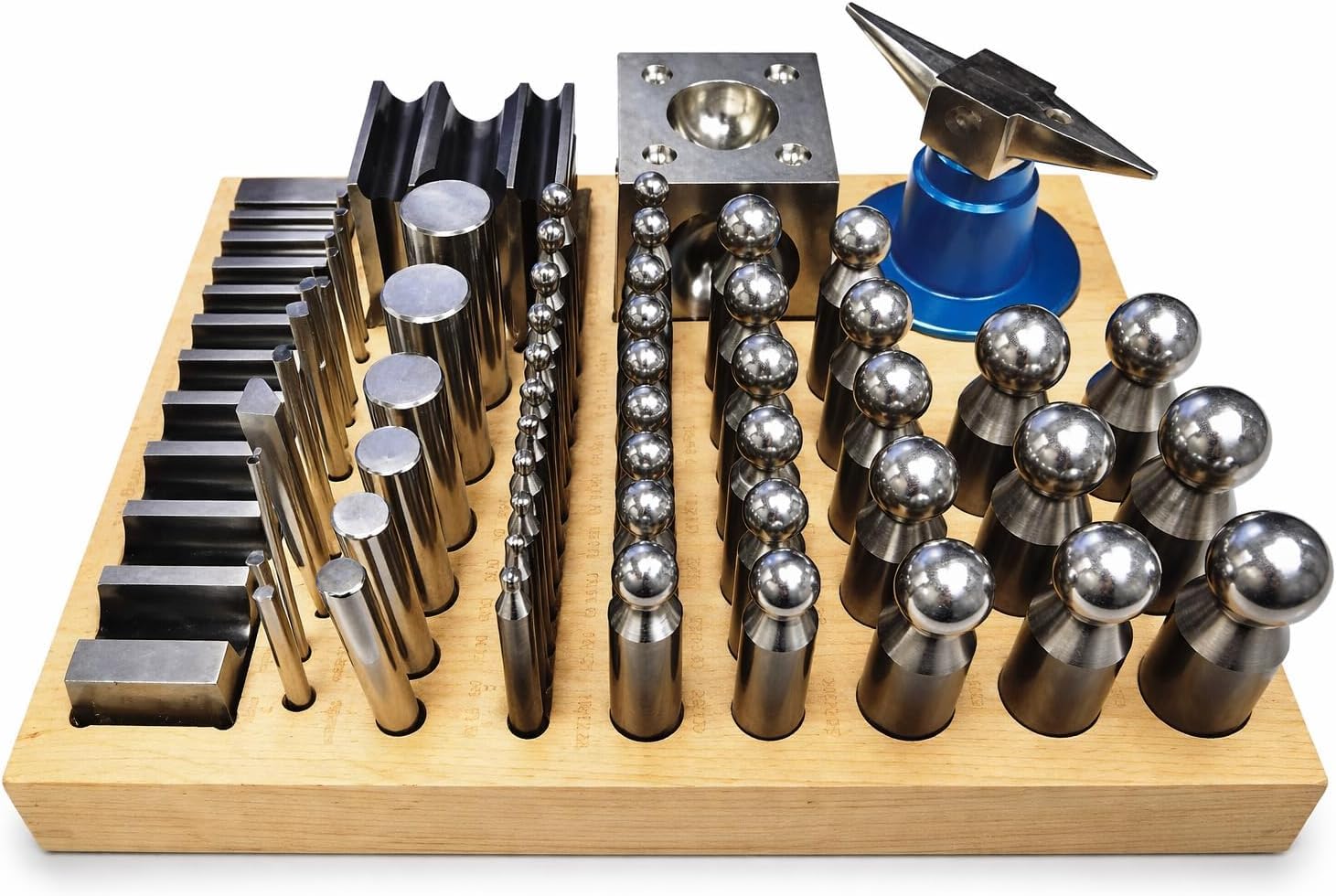 Kit professionale per la formatura di gioielli, set completo di strumenti per la formatura e la modellatura dei metalli, per gioiellieri, artigiani e fai da te, 56 pezzi